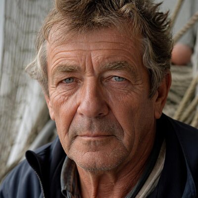 Fisherman portrait generated by GPT Image 2