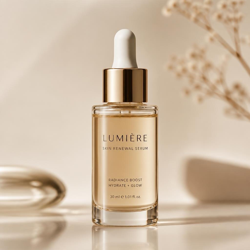 GPT Image 2 photorealistic serum bottle product shot